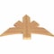 Ekena Millwork Davenport Timber Gable Bracket, Western Red Cedar, 36"W x 21"H x 1 1/2"D x 5 1/2"F, 14/12 Pitch GBW036X21X0206DAV00SWR - alternate 2